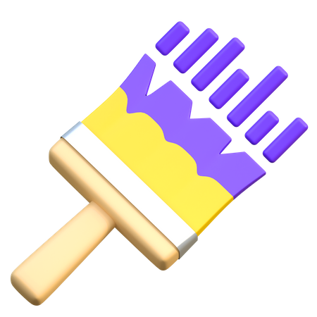 Pinceau  3D Icon