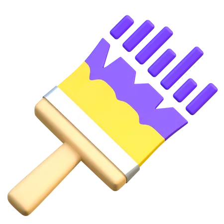 Pinceau  3D Icon