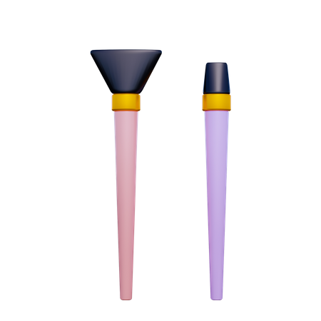 Pinceau de maquillage  3D Icon