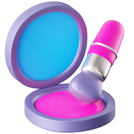 Pinceau de maquillage  3D Icon