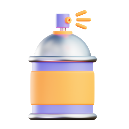 Pinceau de pulvérisation  3D Icon