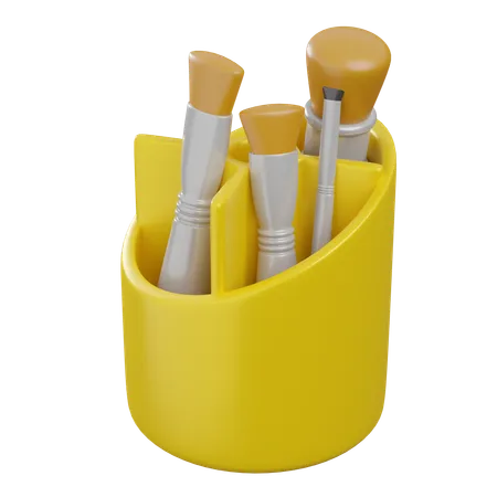 Pinceaux à maquillage  3D Icon