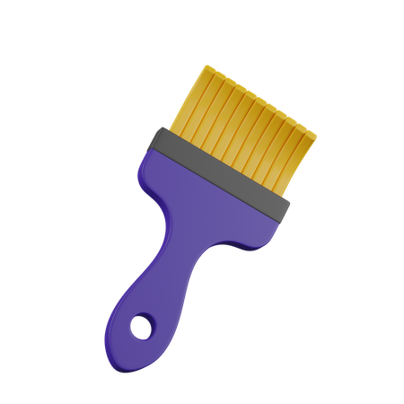 Cepillo de pintura  3D Icon