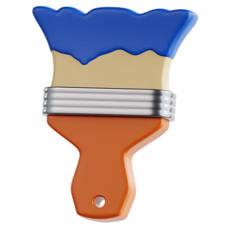Pincel  3D Icon