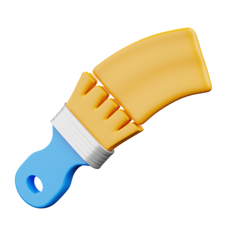 Pincel  3D Icon