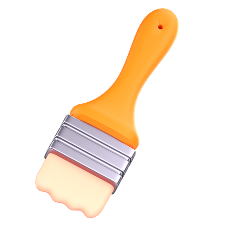 Pincel  3D Icon