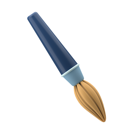 Pincel  3D Icon