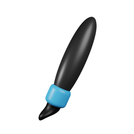 Pincel  3D Icon
