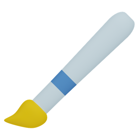 Cepillo de pintura  3D Icon