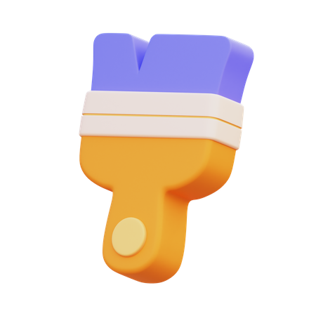 Pincel  3D Icon