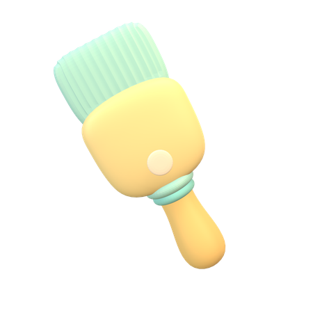 Pincel  3D Icon