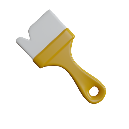 Pincel de cor  3D Icon