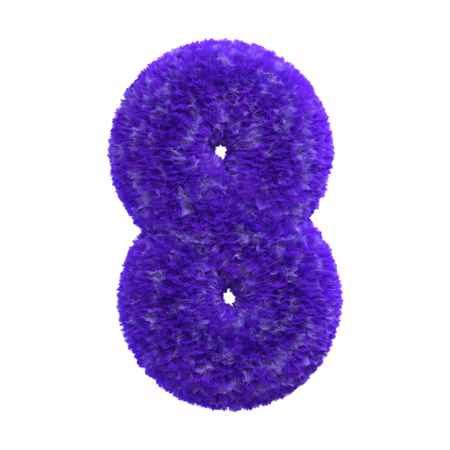 Ocho pinceladas  3D Icon