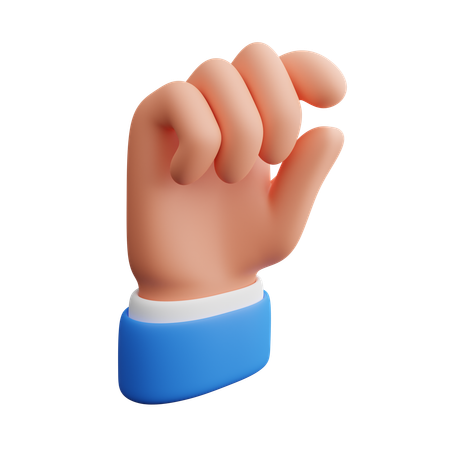 Pinch hand gesture  3D Icon