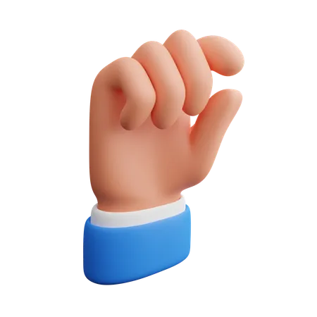 Pinch hand gesture  3D Icon