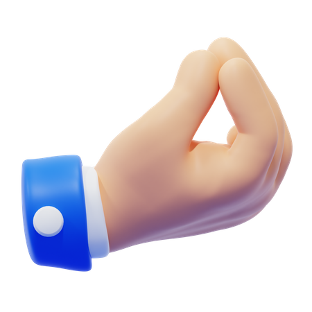 Pinch Hand Hand Gesture  3D Icon