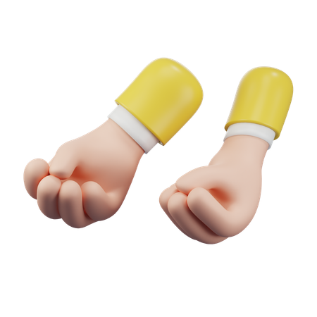 Pinched finger Hand Gesture  3D Icon