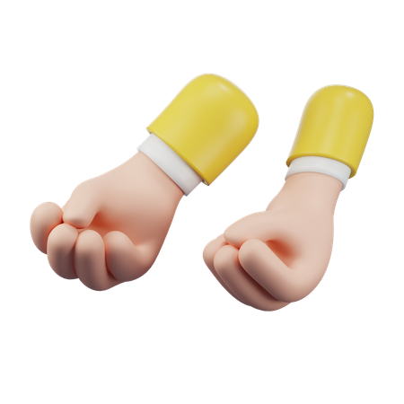 Pinched finger Hand Gesture  3D Icon