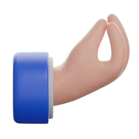 Pinched Fingers  3D Icon
