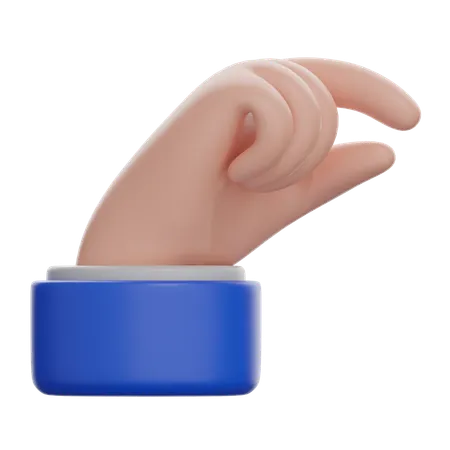 Pinching Hand  3D Icon