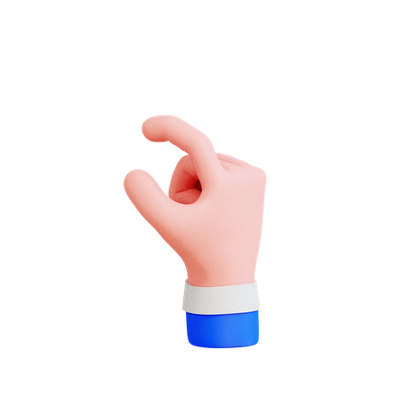 Pinching Hand  3D Icon