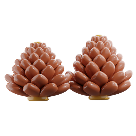 Pine Cone  3D Icon