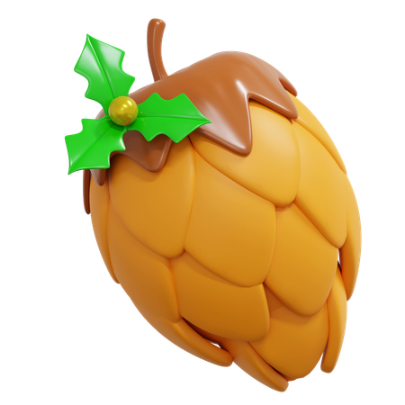 Pine Seed  3D Icon
