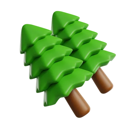 Pine Tree  3D Icon