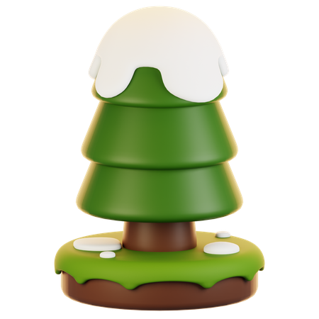 Pine tree  3D Icon