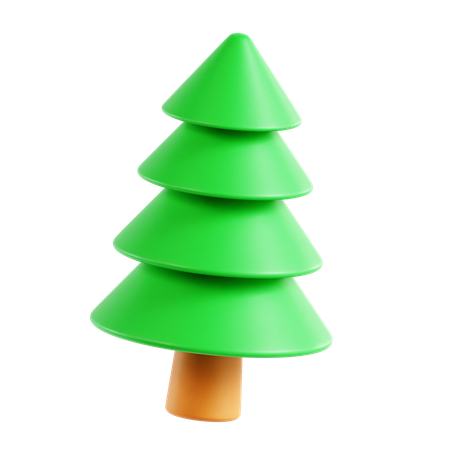 Pine Tree  3D Icon