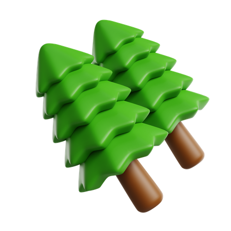 Pine Tree  3D Icon