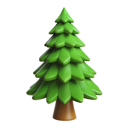 Pine Tree  3D Icon