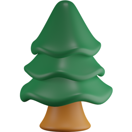 Pine Tree  3D Icon