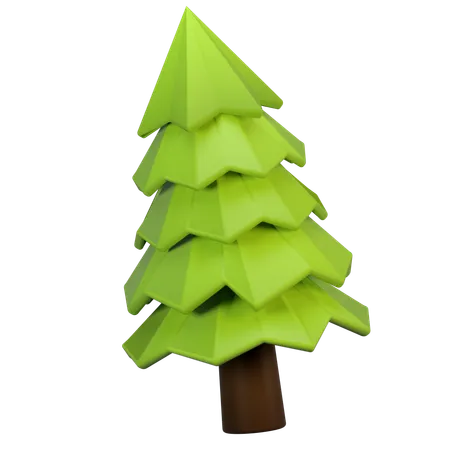 Pine Tree  3D Icon