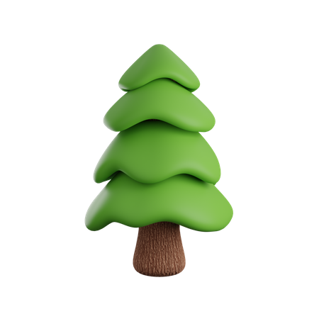 Pine Tree  3D Icon