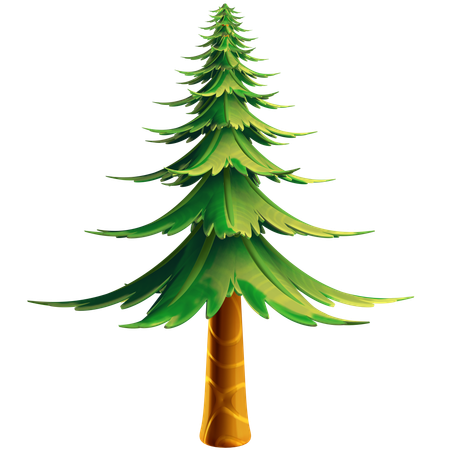 Pine Tree  3D Icon