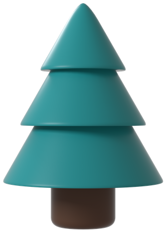 Pine Tree  3D Illustration