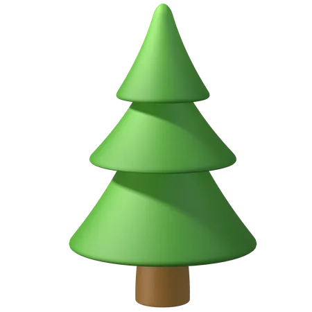 Pine Tree  3D Illustration