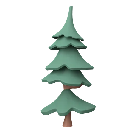 Pine Tree  3D Illustration