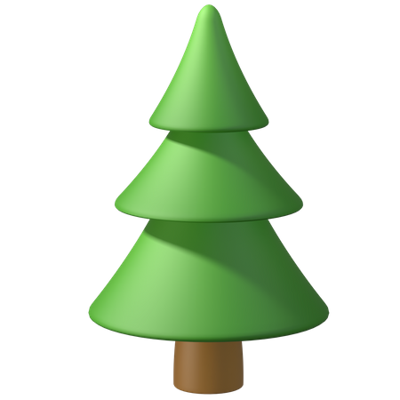 Pine Tree  3D Illustration
