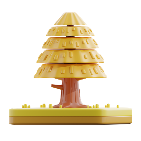 Pine Tree  3D Icon