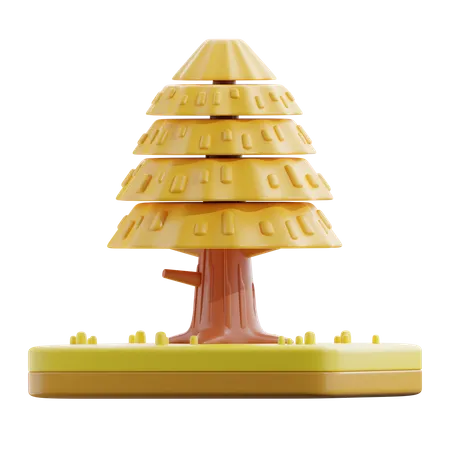 Pine Tree  3D Icon