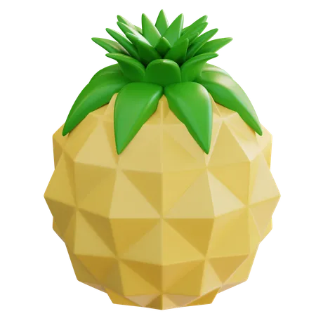 3 D Illustration Pineapple 3D Icon