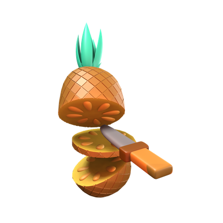 Pineapple  3D Icon