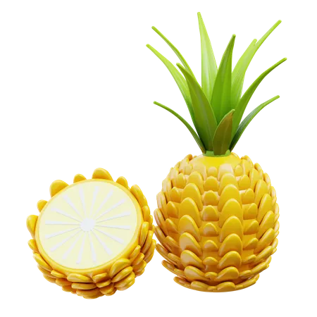 Pineapple  3D Icon