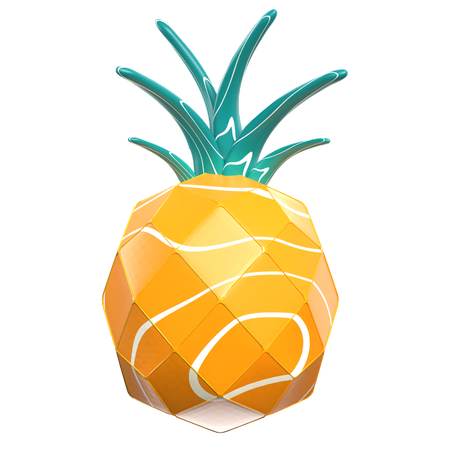 Pineapple  3D Icon