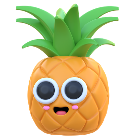 Pineapple  3D Icon