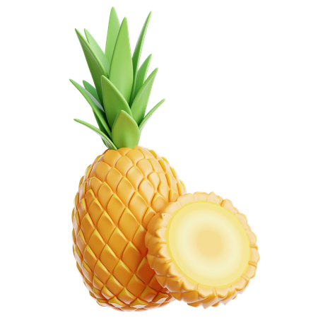 Pineapple  3D Icon