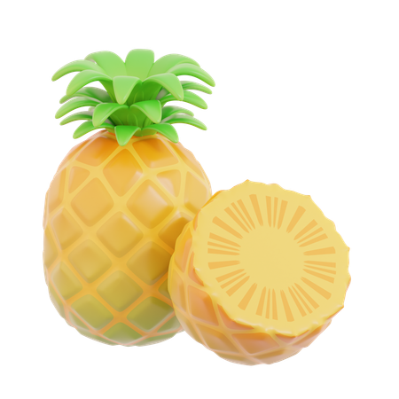 Pineapple  3D Icon