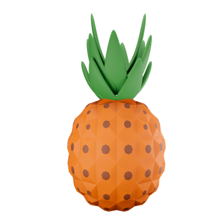 Pineapple  3D Illustration